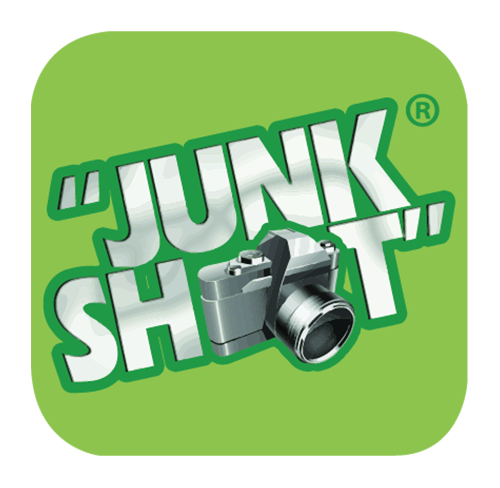 junk shot logo badge